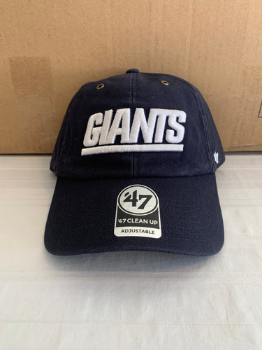 New York Giants Legacy NFL '47 Brand Carhartt Mens Navy Clean Up Adjustable Hat - Casey's Sports Store