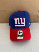 Load image into Gallery viewer, New York Giants NFL &#39;47 Brand Blue Two Tone Clean Up Adjustable Hat - Casey&#39;s Sports Store
