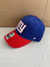 Load image into Gallery viewer, New York Giants NFL &#39;47 Brand Blue Two Tone Clean Up Adjustable Hat - Casey&#39;s Sports Store
