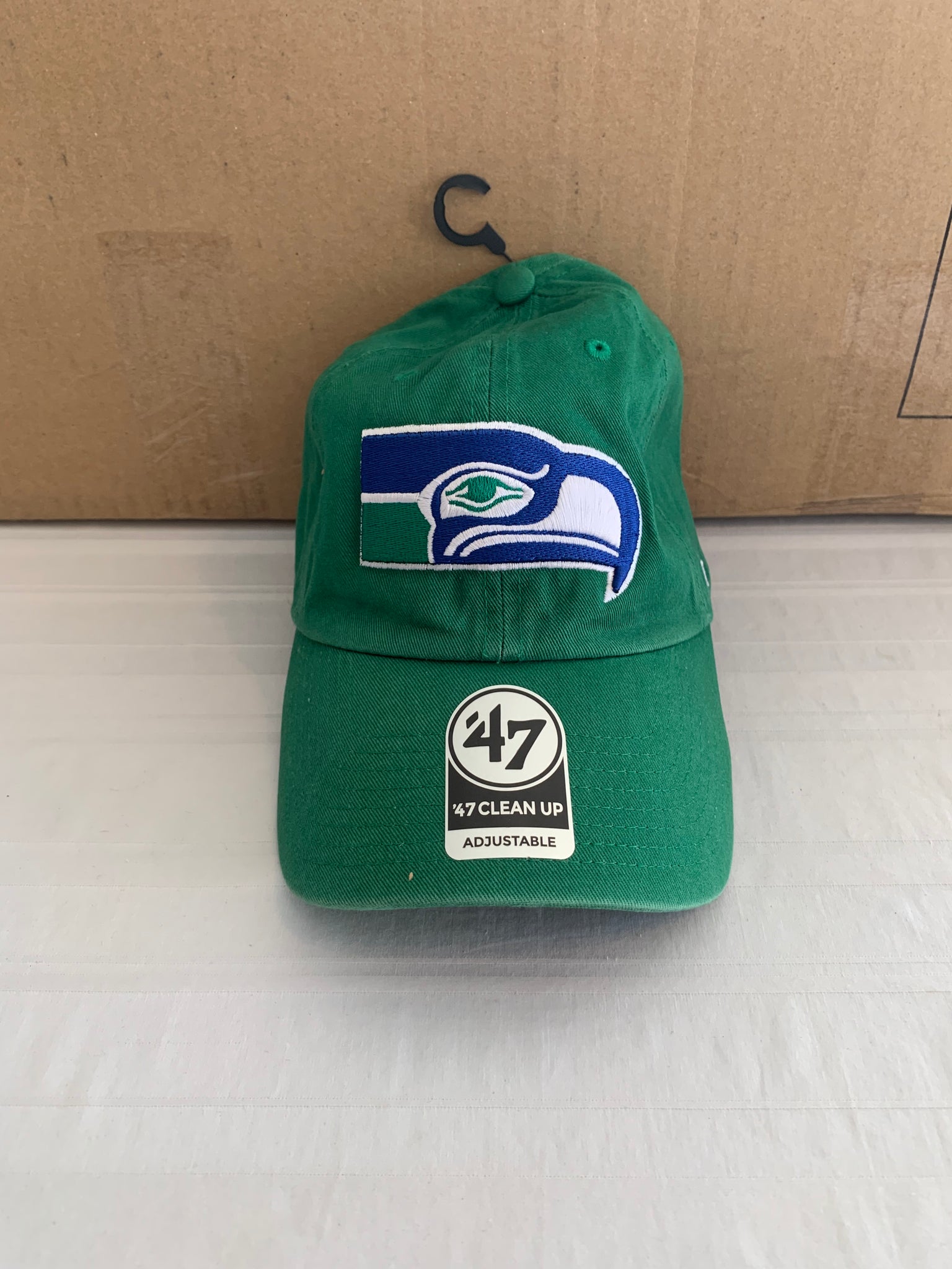 '47 Brand Seattle Seahawks Clean Up Adjustable Hat (Navy)