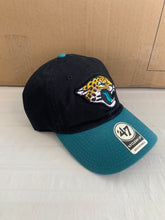 Load image into Gallery viewer, Jacksonville Jaguars NFL &#39;47 Brand Black Two Tone Clean Up Adjustable Hat - Casey&#39;s Sports Store
