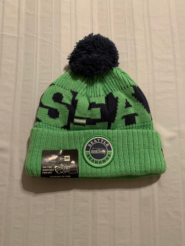 Seattle Seahawks NFL Knit Winter Ski Cap Hat New Era - Casey's Sports Store