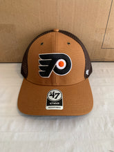 Load image into Gallery viewer, Philadelphia Flyers NHL &#39;47 Carhartt Mens Mesh Brown MVP Adjustable Hat Cap - Casey&#39;s Sports Store
