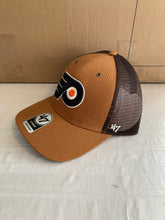 Load image into Gallery viewer, Philadelphia Flyers NHL &#39;47 Carhartt Mens Mesh Brown MVP Adjustable Hat Cap - Casey&#39;s Sports Store
