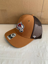 Load image into Gallery viewer, Colorado Avalanche NHL &#39;47 Carhartt Mens Mesh Brown MVP Adjustable Hat Cap - Casey&#39;s Sports Store
