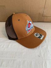 Load image into Gallery viewer, Colorado Avalanche NHL &#39;47 Carhartt Mens Mesh Brown MVP Adjustable Hat Cap - Casey&#39;s Sports Store
