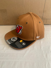 Load image into Gallery viewer, New Jersey Devils NHL &#39;47 Brand Carhartt Captain Mens Brown Snapback Hat - Casey&#39;s Sports Store
