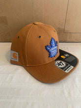 Load image into Gallery viewer, Toronto Maple Leafs NHL &#39;47 Brand Carhartt Captain Mens Brown Snapback Hat - Casey&#39;s Sports Store
