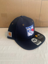 Load image into Gallery viewer, New York Rangers &#39;47 Brand Carhartt Captain Mens Blue Snapback Hat Cap - Casey&#39;s Sports Store
