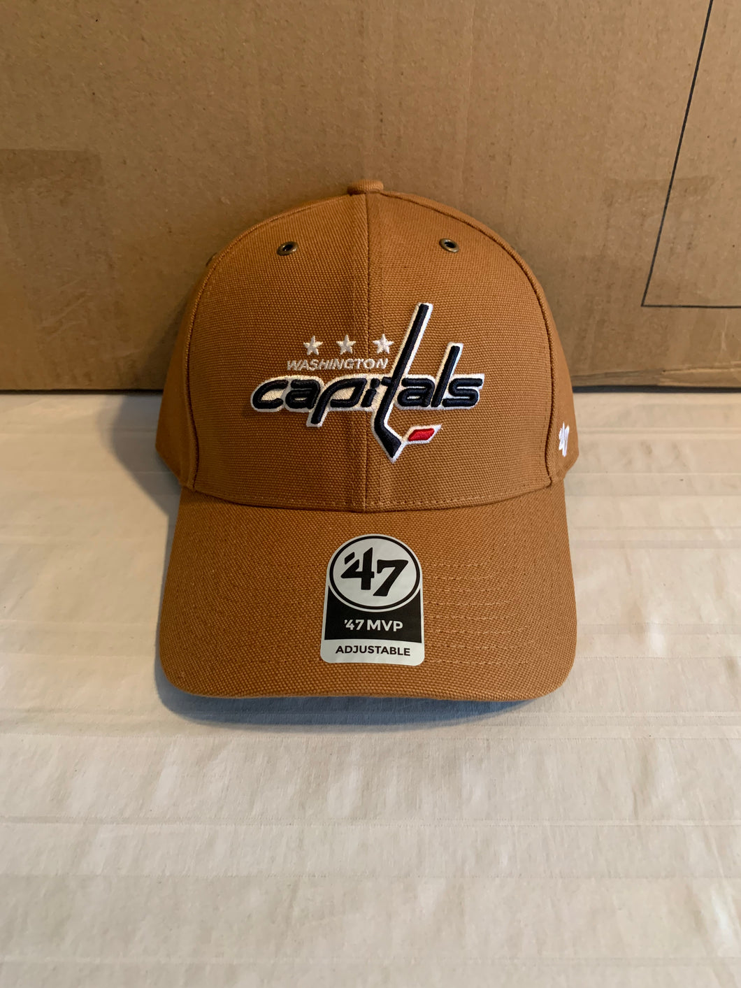 Washington Capitals NHL '47 Carhartt Mens Brown MVP Adjustable Hat Cap - Casey's Sports Store