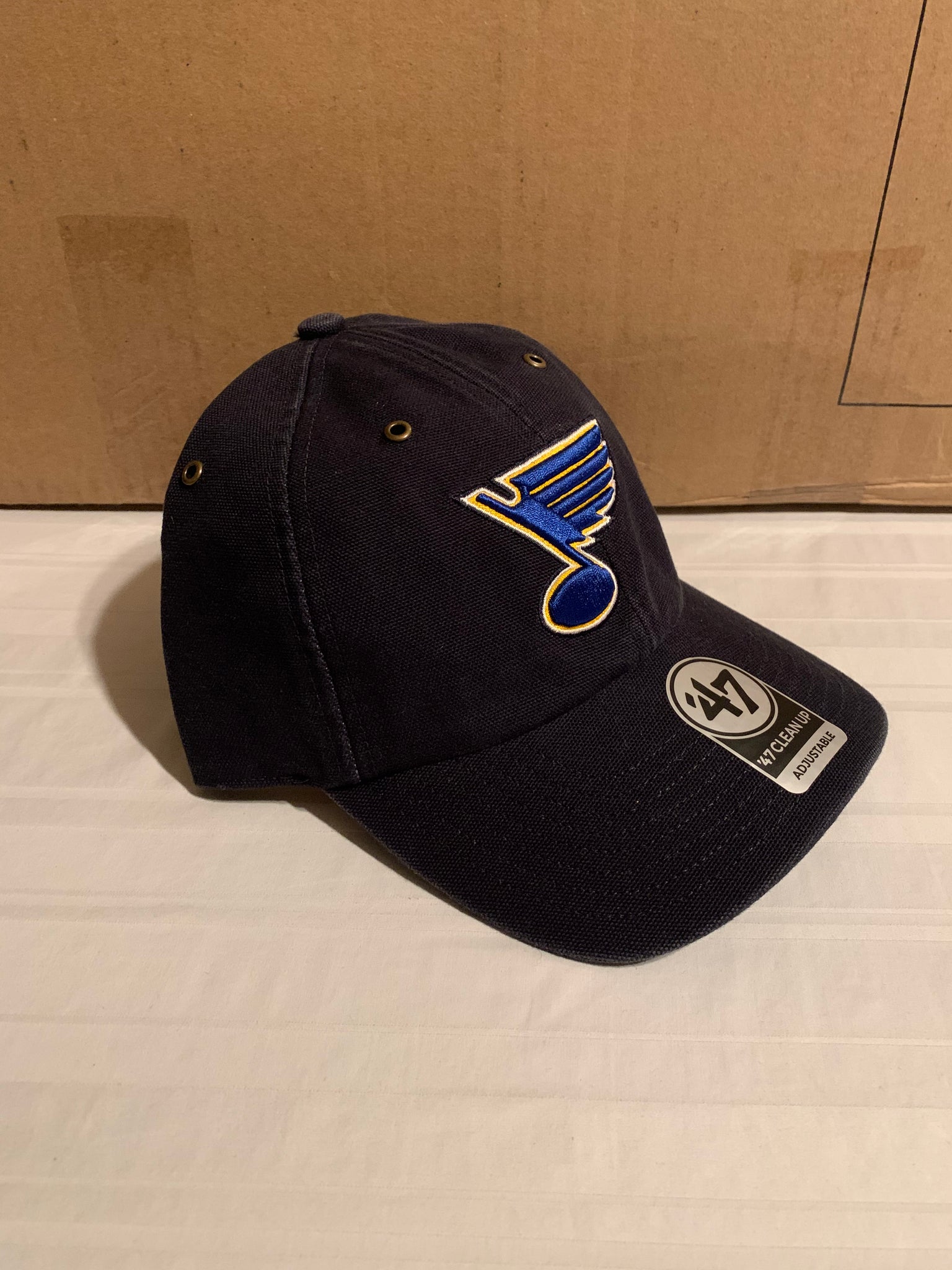 St Louis Blues 47 Brand Clean Up Hat Adjustable Cap