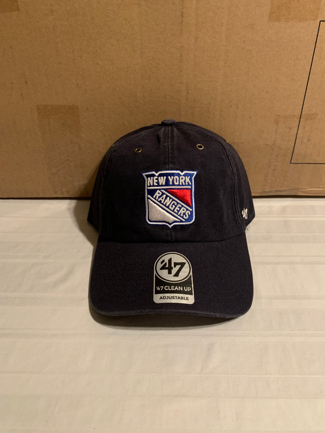 New York Rangers NHL '47 Brand Carhartt Mens Blue Clean Up Adjustable Hat - Casey's Sports Store