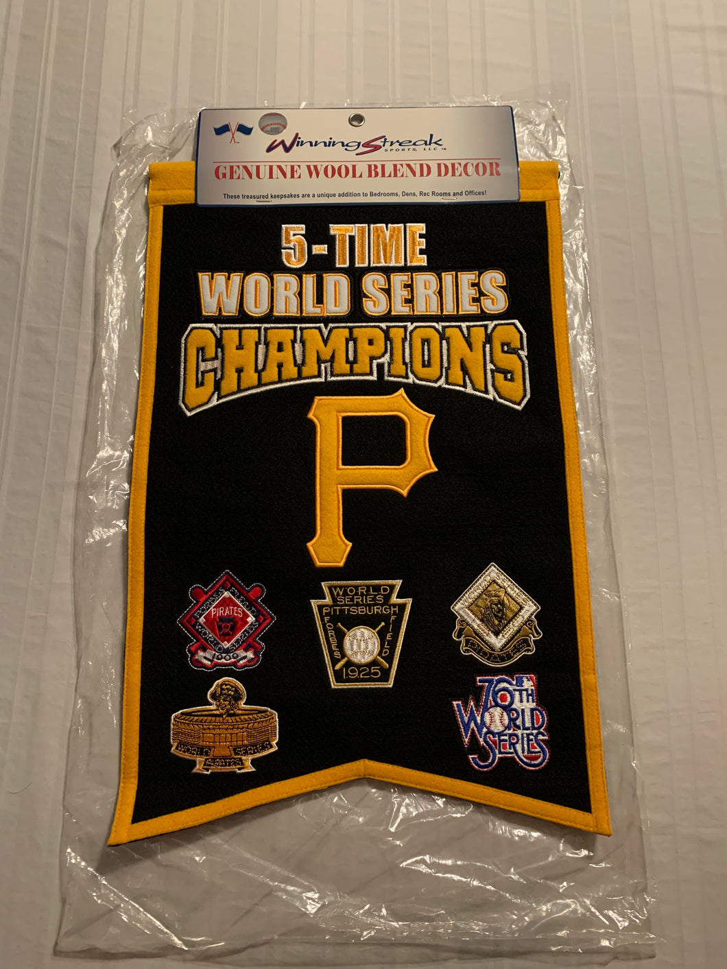 Pittsburgh Pirates MLB World Series Champs Traditions Banner Flag Pennant 14