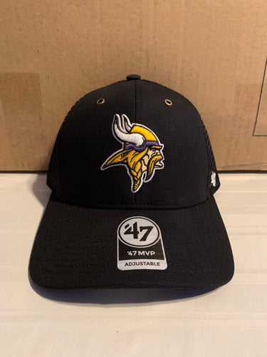 Minnesota Vikings NFL '47 Brand Carhartt Mens Black Mesh MVP Adjustable Hat - Casey's Sports Store