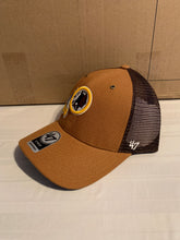 Load image into Gallery viewer, Washington Redskins NFL &#39;47 Brand Carhartt Mens Brown Mesh MVP Adjustable Hat - Casey&#39;s Sports Store
