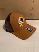 Load image into Gallery viewer, Washington Redskins NFL &#39;47 Brand Carhartt Mens Brown Mesh MVP Adjustable Hat - Casey&#39;s Sports Store
