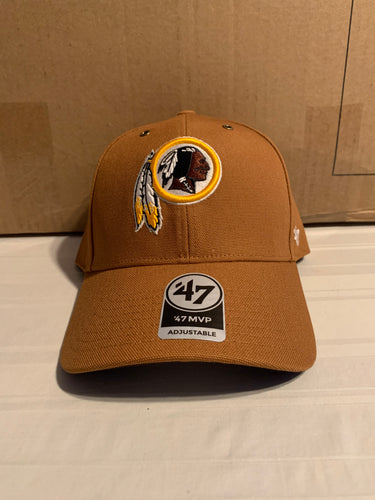 Washington Redskins NFL '47 Brand Carhartt Mens Brown MVP Adjustable Hat - Casey's Sports Store