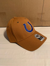 Load image into Gallery viewer, Indianapolis Colts NFL &#39;47 Brand Carhartt Mens Brown MVP Adjustable Hat - Casey&#39;s Sports Store
