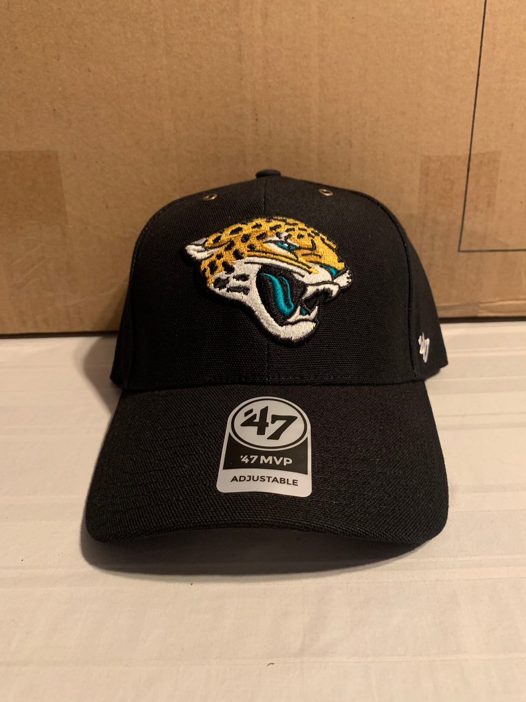 Jacksonville Jaguars NFL '47 Brand Carhartt Mens Black MVP Adjustable Hat - Casey's Sports Store