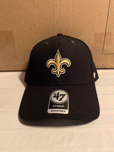 New Orleans Saints NFL '47 Brand Carhartt Mens Black MVP Adjustable Hat - Casey's Sports Store