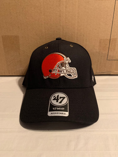 Cleveland Browns NFL '47 Brand Carhartt Mens Black MVP Adjustable Hat - Casey's Sports Store