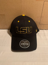 Load image into Gallery viewer, LSU Tigers NCAA Zephyr Stretch Fit Black One Size Hat Cap - Casey&#39;s Sports Store

