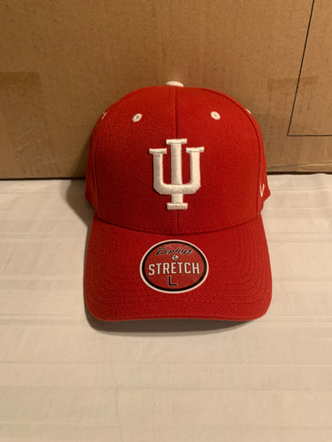 Indiana Hoosiers NCAA Zephyr Stretch Fit Red One Size Hat Cap - Casey's Sports Store
