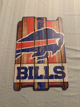 Load image into Gallery viewer, Buffalo Bills NFL 17&quot; x 11&quot; Wood Decorative Indoor Sign Wincraft - Casey&#39;s Sports Store
