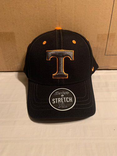 Tennessee Volunteers NCAA Zephyr Stretch Fit One Size Black Hat Cap - Casey's Sports Store
