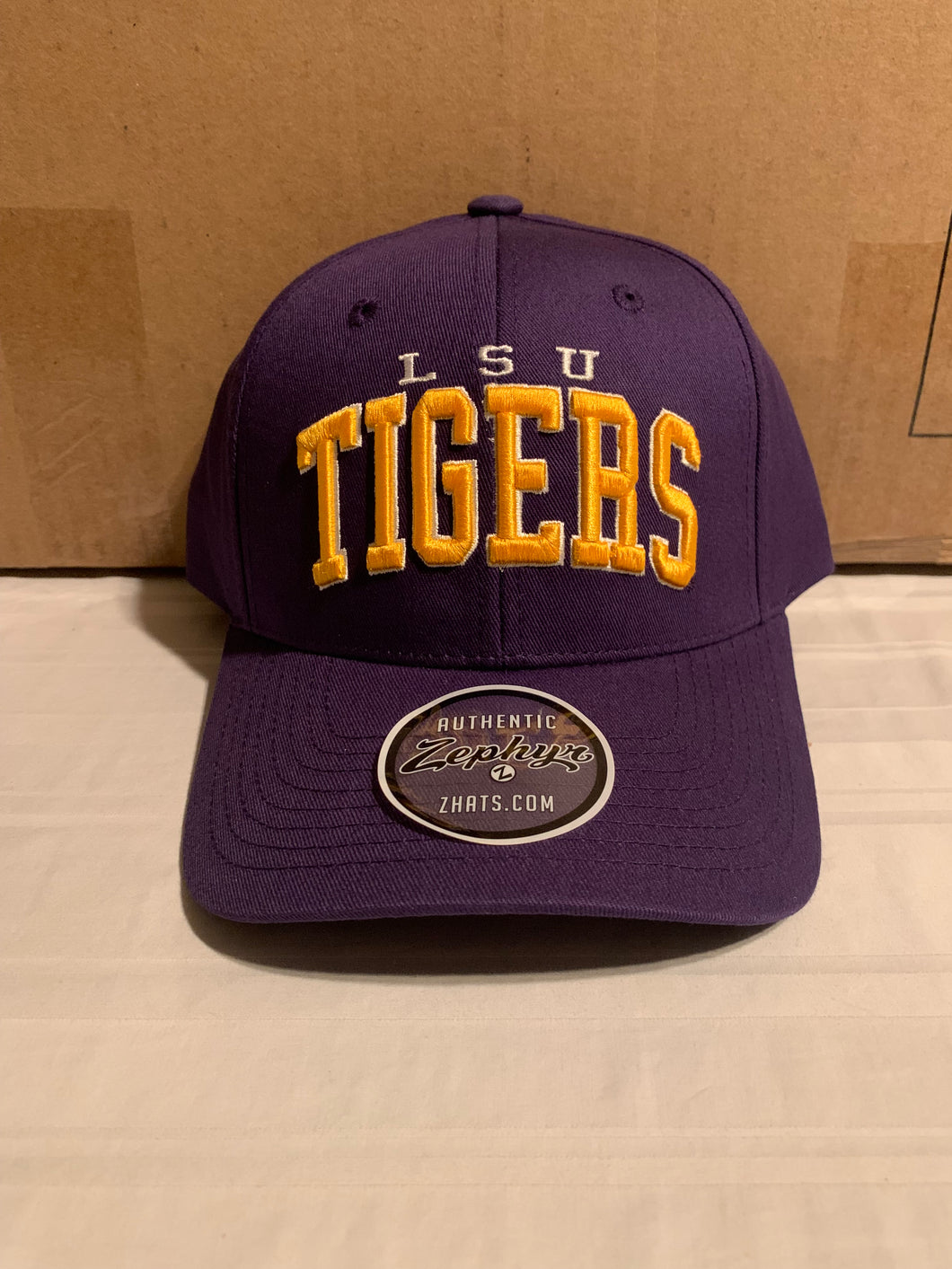 LSU Tigers NCAA Zephyr Purple One Size Adjustable Snapback Hat Cap - Casey's Sports Store