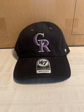 Load image into Gallery viewer, Colorado Rockies MLB &#39;47 Brand Carhartt Black Clean Up Adjustable Hat Cap - Casey&#39;s Sports Store
