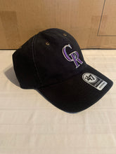 Load image into Gallery viewer, Colorado Rockies MLB &#39;47 Brand Carhartt Black Clean Up Adjustable Hat Cap - Casey&#39;s Sports Store
