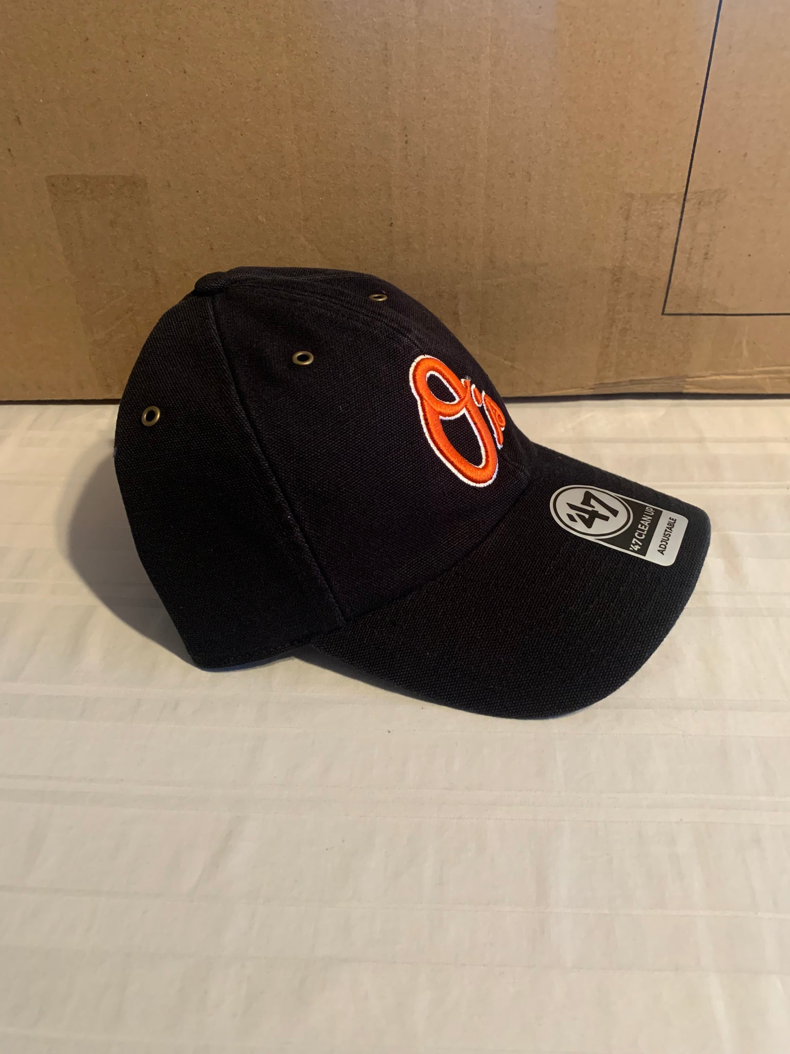 47 Brand Baltimore Orioles Carhartt Clean Up Cap in Black for Men