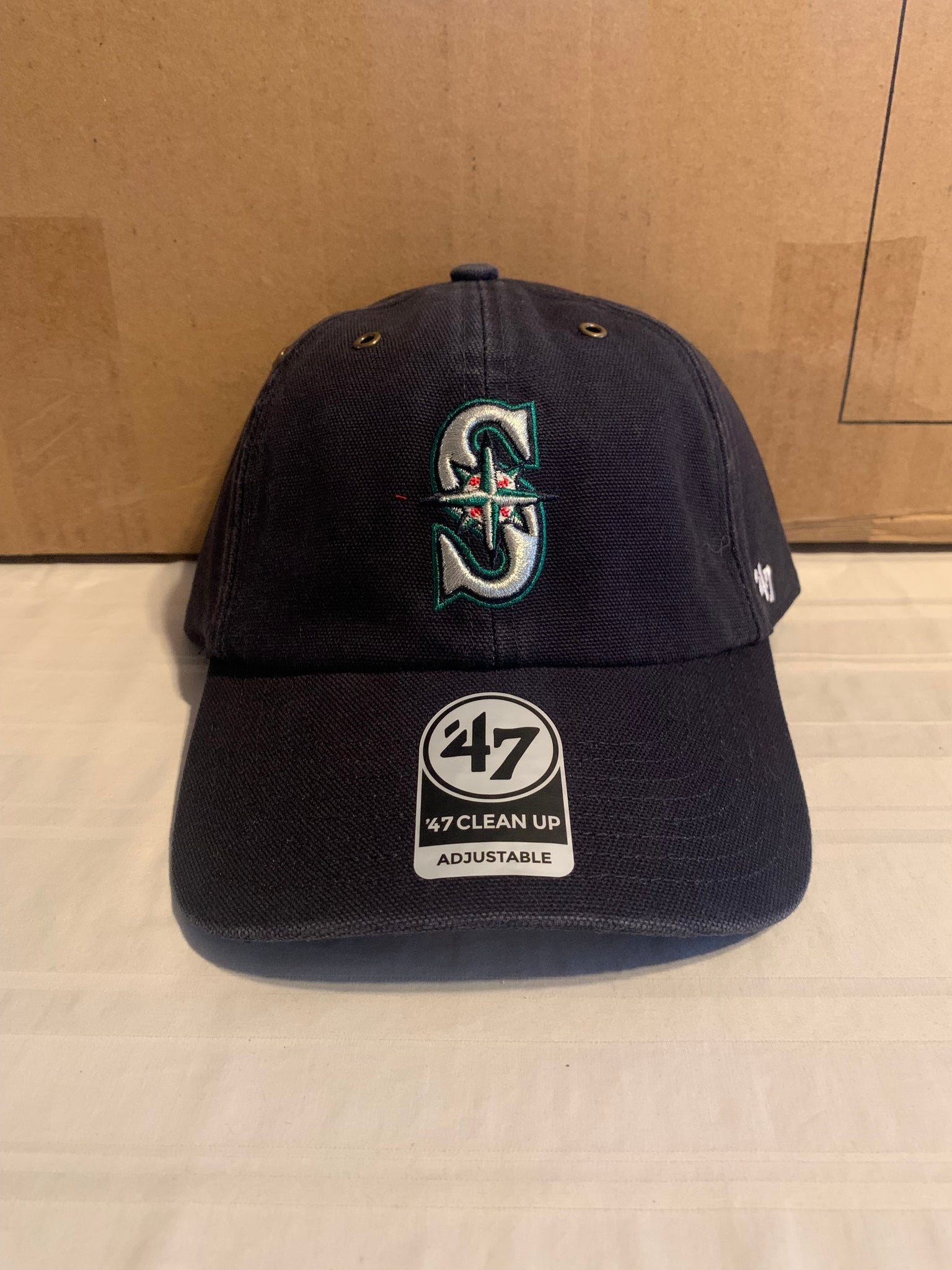 Seattle Mariners Adjustable Navy Clean-Up Hat by '47