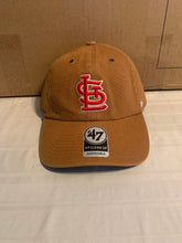 Load image into Gallery viewer, St. Louis Cardinals MLB &#39;47 Brand Carhartt Brown Clean Up Adjustable Hat Cap - Casey&#39;s Sports Store
