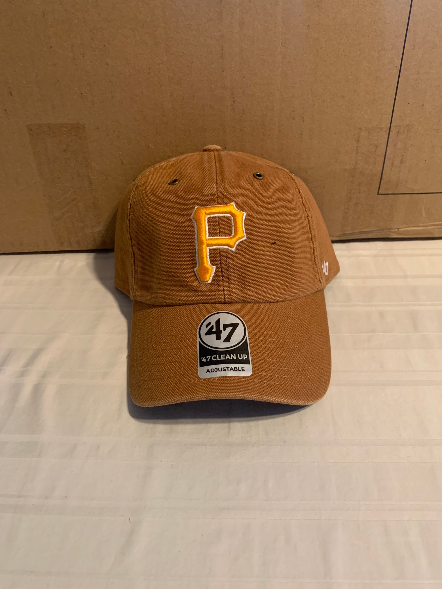 Pittsburgh Pirates Throwback MLB '47 Brand White Two Tone Clean Up