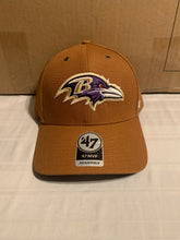 Load image into Gallery viewer, Baltimore Ravens NFL &#39;47 Brand Carhartt Mens Brown MVP Adjustable Hat - Casey&#39;s Sports Store
