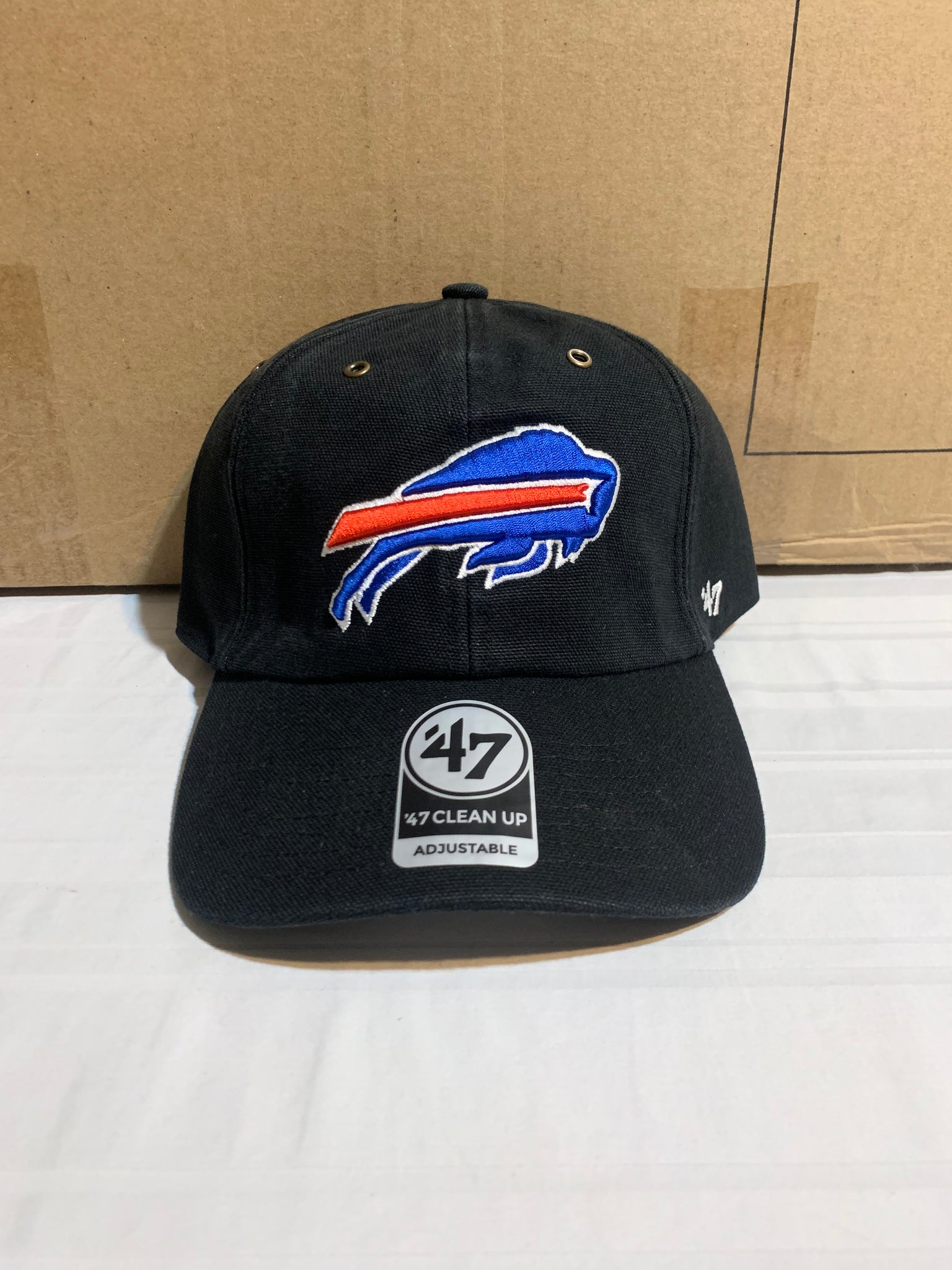 Buffalo Bills NFL '47 Brand Carhartt Mens Black Clean Up Adjustable Hat