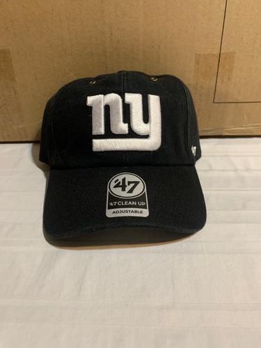 New York Giants NFL '47 Brand Carhartt Mens Black Clean Up Adjustable Hat - Casey's Sports Store