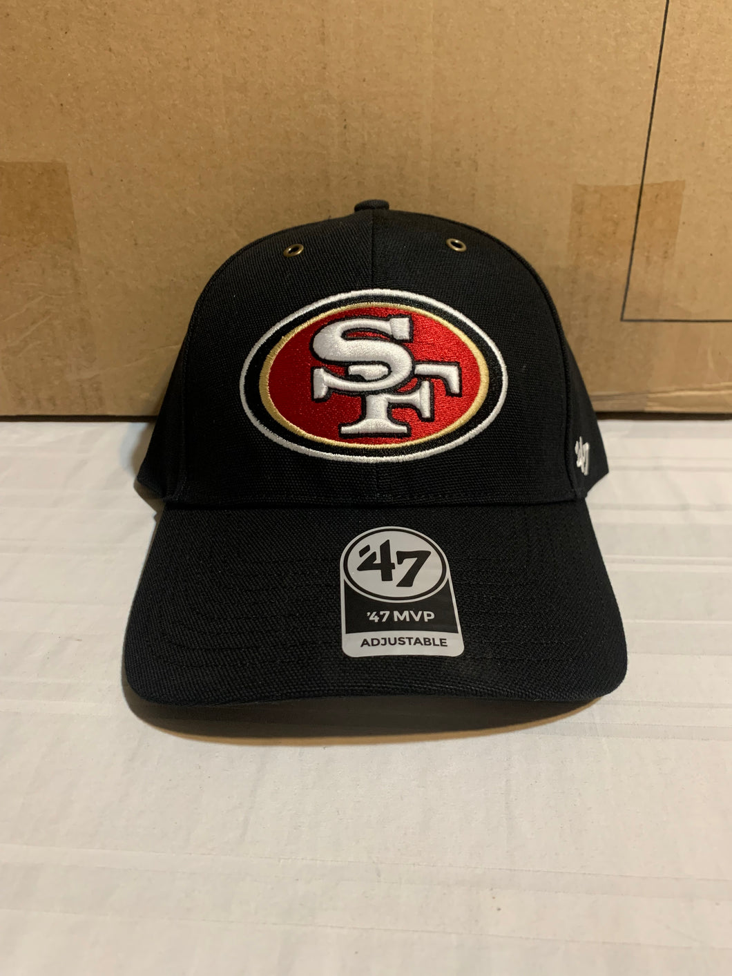 Men's Carhartt x '47 Black San Francisco 49ers MVP Trucker Snapback Hat