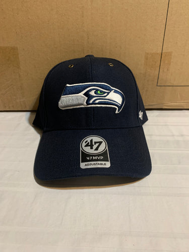 Seattle Seahawks NFL '47 Brand Carhartt Mens Blue MVP Adjustable Hat - Casey's Sports Store