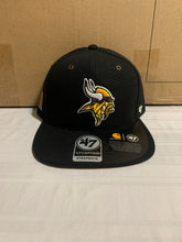 Load image into Gallery viewer, Minnesota Vikings NFL &#39;47 Brand Carhartt Mens Black Strapback Adjustable Hat - Casey&#39;s Sports Store
