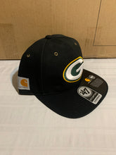 Load image into Gallery viewer, Green Bay Packers NFL &#39;47 Brand Carhartt Mens Black Strapback Adjustable Hat - Casey&#39;s Sports Store
