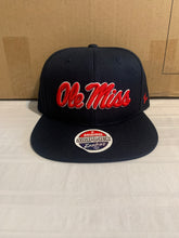 Load image into Gallery viewer, Ole Miss Rebels NCAA Zephyr One Size Snapback Blue Hat - Casey&#39;s Sports Store
