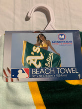 Load image into Gallery viewer, Oakland Athletics MLB 30&quot; x 60&quot; Beach Towel McArthur - Casey&#39;s Sports Store
