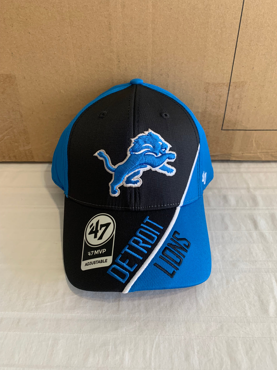Detroit Lions NFL '47 Brand Blue Venture MVP One Size Adjustable Hat - Casey's Sports Store