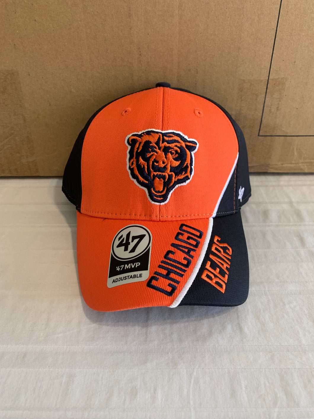 Chicago Bears NFL '47 Brand Two-Tone Venture MVP One Size Adjustable Hat - Casey's Sports Store