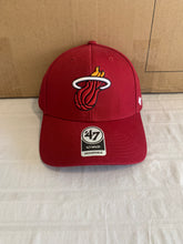 Load image into Gallery viewer, Miami Heat NBA &#39;47 Brand Red MVP Adjustable One Size Hat - Casey&#39;s Sports Store
