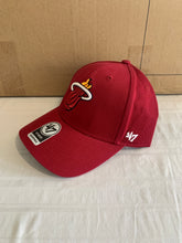 Load image into Gallery viewer, Miami Heat NBA &#39;47 Brand Red MVP Adjustable One Size Hat - Casey&#39;s Sports Store
