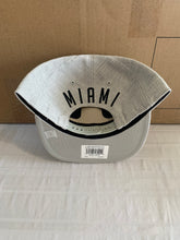 Load image into Gallery viewer, Miami Heat NBA &#39;47 Brand Gray Boreland Captain Adjustable Snapback Hat - Casey&#39;s Sports Store
